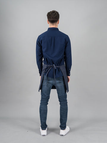 12C Short Apron ผ้ากันเปื้อนตัวสั้น (Charcoal Blue , น้ำเงินเข้ม)